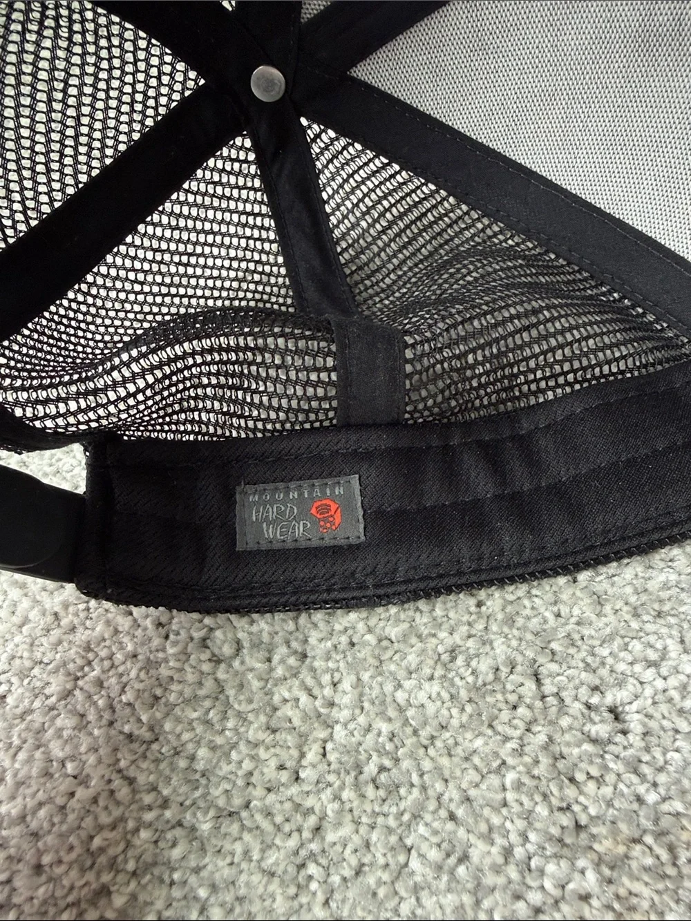 Mountain Hardware X-Ray Black Trucker Mesh Hat